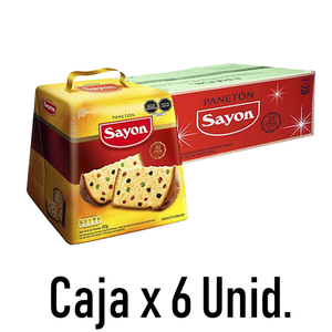 PANETON SAYON EN CAJA - 6 UNIDADES